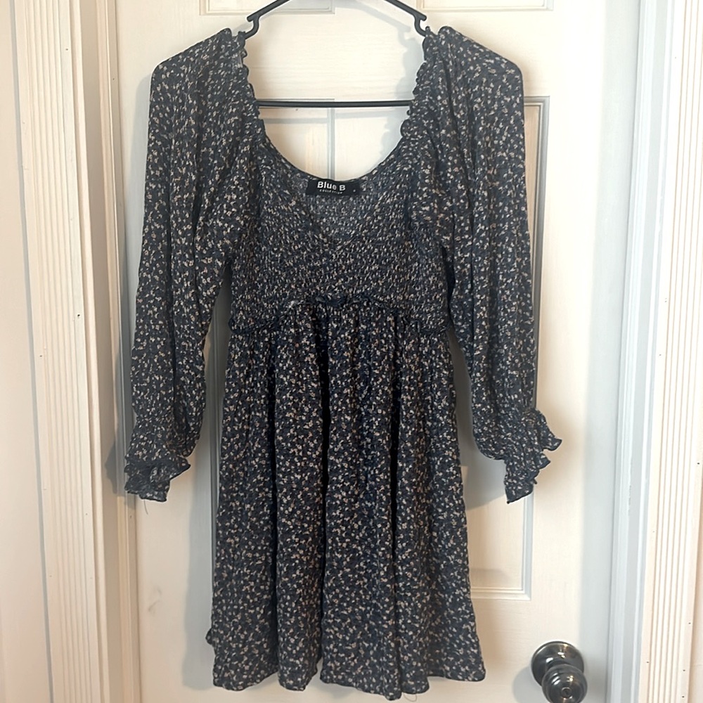 Blue B Country Collection Mini Floral Dress